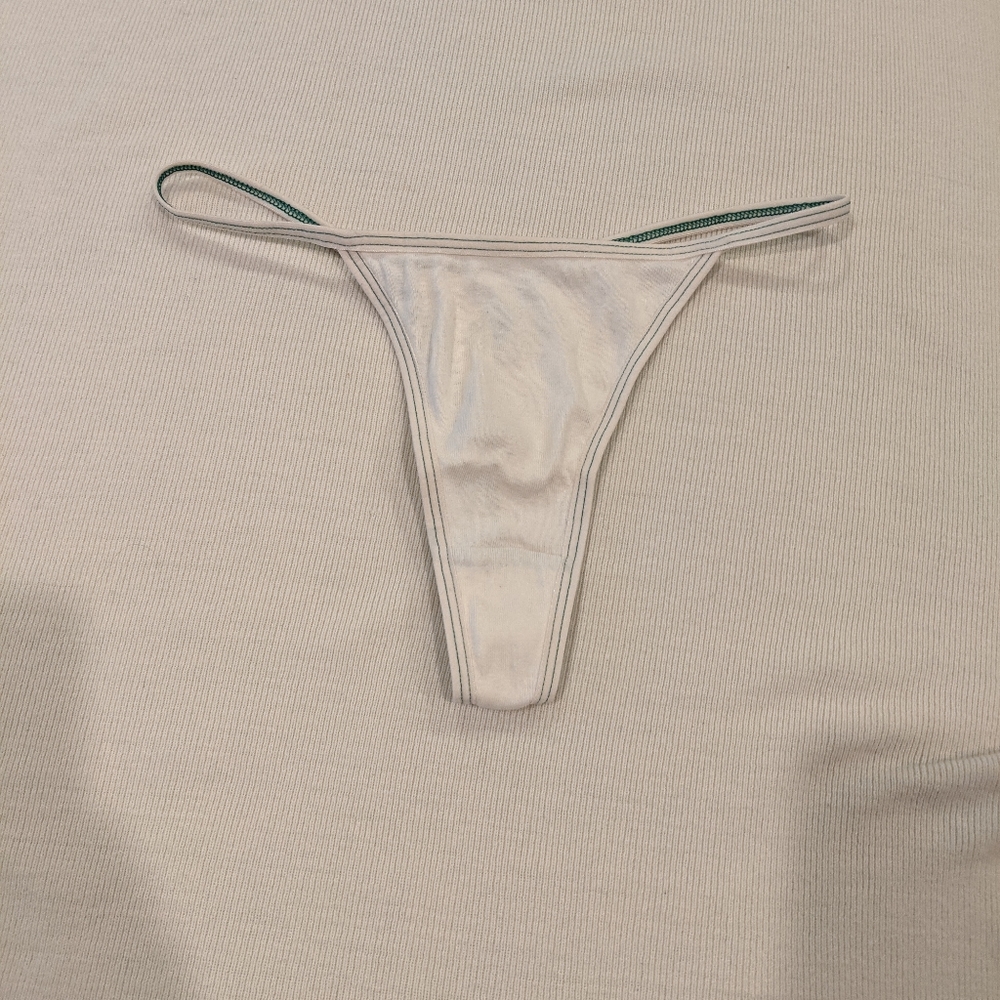 BOGO American Apparel Organic BabyRib Thong Sz 3